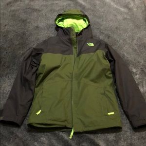 Northface 2 piece parka/fleece jackets.